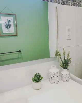 Salle de bains dans l'établissement Casa Lucia