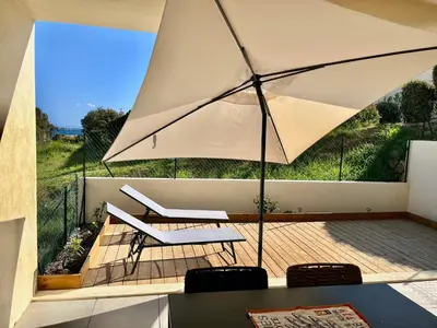 Balcon ou terrasse dans l'établissement T2 - Marine de sant ambroggio, LUMIO 20260