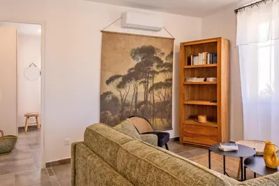 Coin salon dans l'établissement Casa Félicie