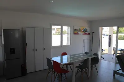 Cuisine ou kitchenette dans l'établissement Villa Nova