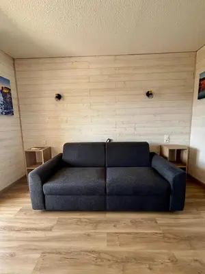 Coin salon dans l'établissement Studio di legnu à Saint-Florent