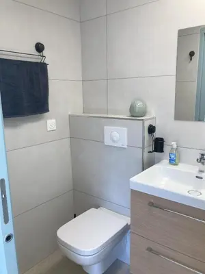 Salle de bains dans l'établissement M&M Medori à Mocali