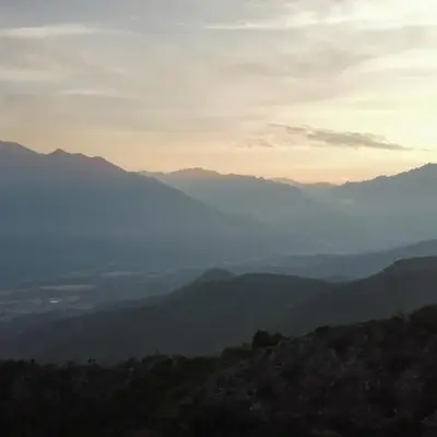 Vue sur les montagnes Corses