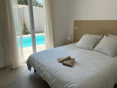 Un ou plusieurs lits dans un hébergement de l'établissement Villa L et Villa J