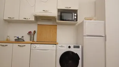 Cuisine ou kitchenette dans l'établissement Résidence la Citadelle