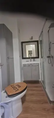 Salle de bains dans l'établissement STUDIO bord de mer
