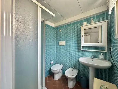 Salle de bains dans l'établissement Appartement 2 pièces 6 couchages LUMIO