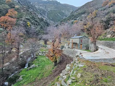 Paysage naturel près de la maison de vacances