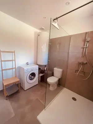 Salle de bains dans l'établissement Villa Poggiole