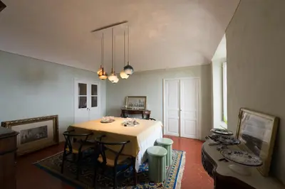 Coin salon dans l'établissement Appartement dans le Cap Corse - Canari