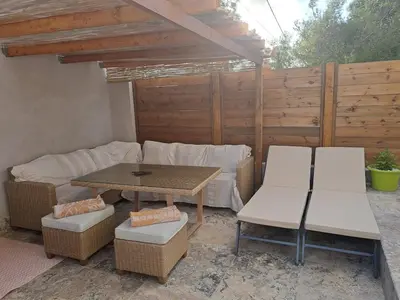 Coin salon dans l'établissement villa louise