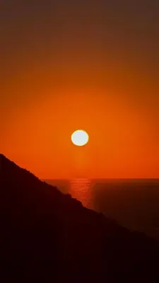 Lever ou coucher de soleil vu de le chalet ou à proximité