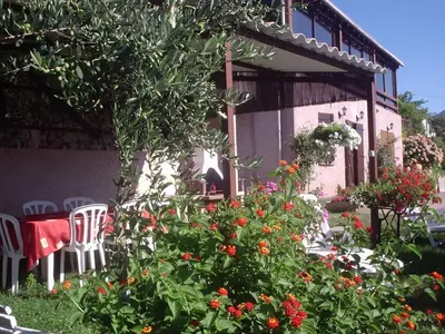 Jardin de l'établissement chez Ange et Maryse à Olmeta di tuda