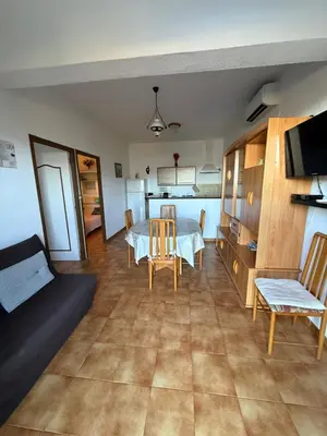 Cuisine ou kitchenette dans l'établissement chez Ange et Maryse à Olmeta di tuda