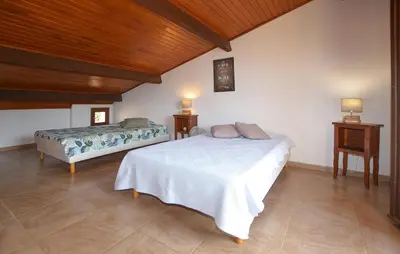 Un ou plusieurs lits dans un hébergement de l'établissement Stunning Home In Querciolo