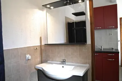 Salle de bains dans l'établissement Residence Thalassa