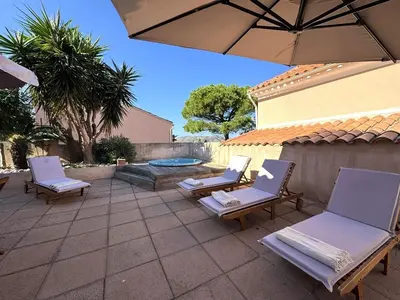 Plan de l'établissement Grande maison avec vue mer et jacuzzi au cœur de Calvi
