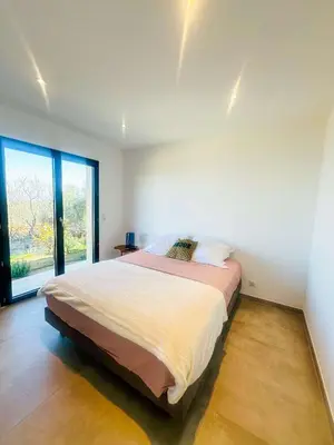 Un ou plusieurs lits dans un hébergement de l'établissement 2 villas mitoyennes