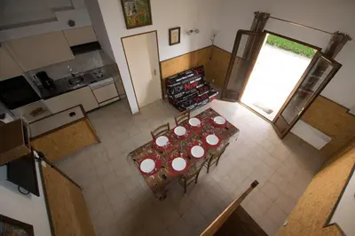 Cuisine ou kitchenette dans l'établissement Sarl Aurore-Vacances