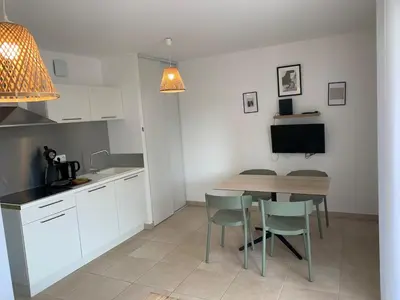 Cuisine ou kitchenette dans l'établissement Corsica Beach, Paddleboarding, Pool & Hiking J159