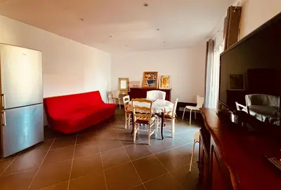Coin salon dans l'établissement Casa San Martinu