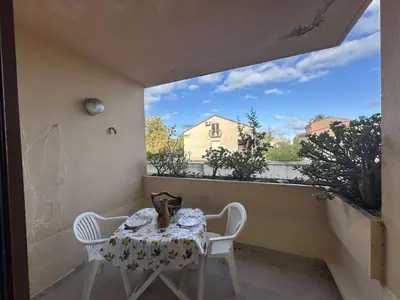 Balcon ou terrasse dans l'établissement Studio 1 pièce 4 couchages L'ILE-ROUSSE