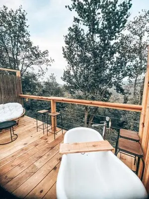 Plan de l'établissement Tiny house Murato - Terrace on stilts - Nature