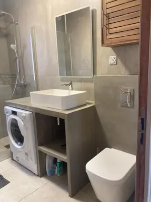 Salle de bains dans l'établissement Dolce e Lumiu