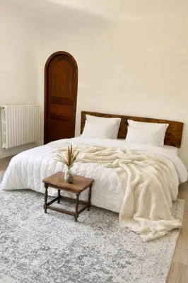 Un ou plusieurs lits dans un hébergement de l'établissement Chambres de charmes - 3 chambres indépendantes avec salles de bains privatives