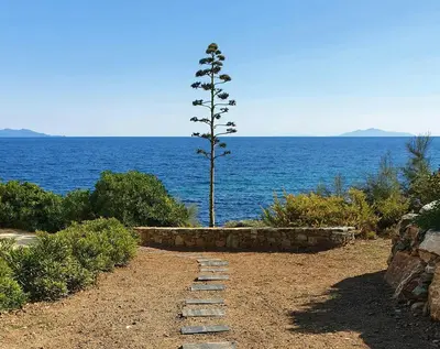 Paysage naturel près de la maison de vacances