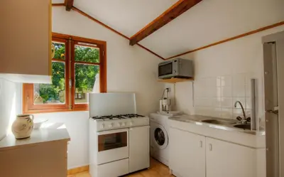 Cuisine ou kitchenette dans l'établissement Casa Lisandru