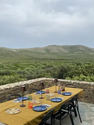 Paysage naturel près de la villa