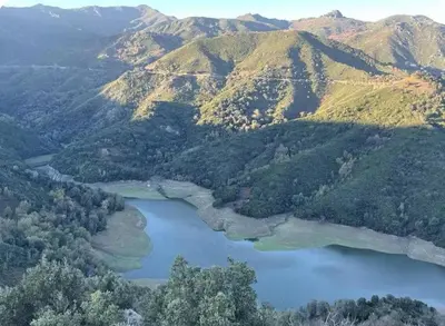 Paysage naturel près de le chalet