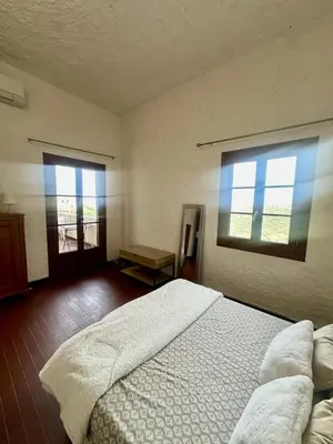 Un ou plusieurs lits dans un hébergement de l'établissement Appartement à Monticello
