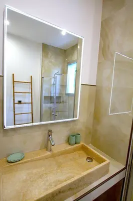 Salle de bains dans l'établissement Hotel Minera