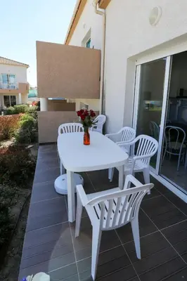 Terrasse ou espace extérieur de l'établissement Terres de France - Les Hauts du Maquis