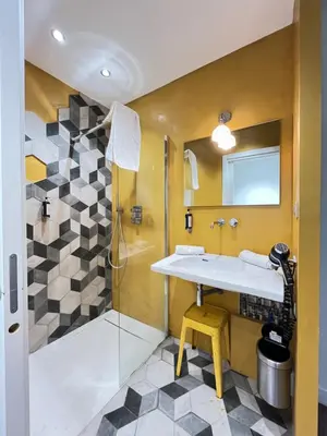 Salle de bains dans l'établissement Maison d'Hôtes Bastia