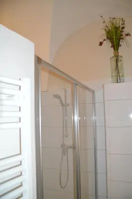 Salle de bains dans l'établissement maison corse en balagne