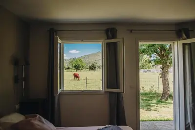 Vue générale sur la montagne ou vue sur la montagne depuis le B&B/chambre d'hôtes