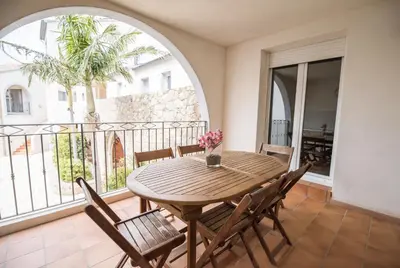 Balcon ou terrasse dans l'établissement Les Alizés Résidence & Spa