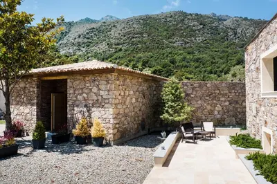 Vue générale sur la montagne ou vue sur la montagne depuis le B&B/chambre d'hôtes