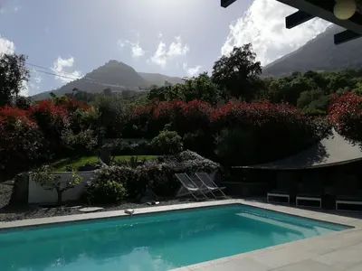 Vue générale sur la montagne ou vue sur la montagne depuis le B&B/chambre d'hôtes