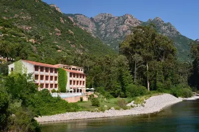 Paysage naturel près de l'hôtel
