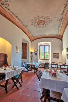 Coin salon dans l'établissement Mare E Monti - Hôtel de Charme