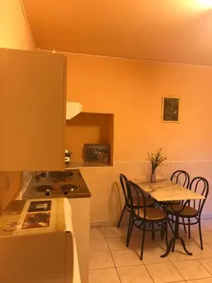 Cuisine ou kitchenette dans l'établissement Auberge Casa Mathea