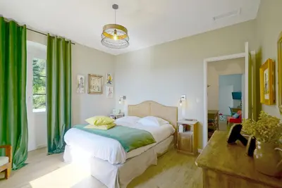 Un ou plusieurs lits dans un hébergement de l'établissement Hôtel U Frascone