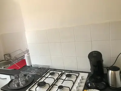 Cuisine ou kitchenette dans l'établissement Pascal Paoli