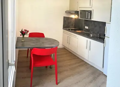 Cuisine ou kitchenette dans l'établissement Stella Marina