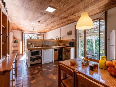 Cuisine ou kitchenette dans l'établissement Holiday Home Svyntha by Interhome