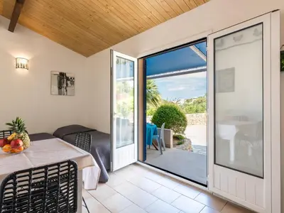 Balcon ou terrasse dans l'établissement Holiday Home San Antoine by Interhome